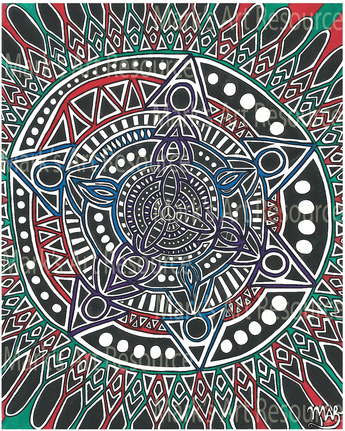 Digital GRB Mandala